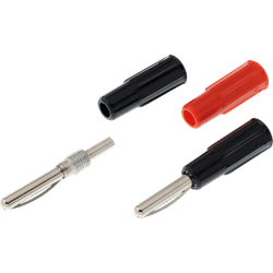 R941341000 - Bananenstecker, 4 mm, Löt-/Schraub-/Steckeranschluss, rot