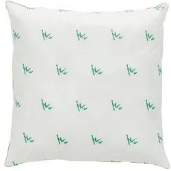 Yatas Kopfpolster , Weiß , Textil , Blätter , Füllung: Polyester , 80x80x20 cm , Hohenstein, Oeko-Tex® Standard 100, Made in Turkey , feuchtigkeitsregulierend, weich und anschmiegsam, formstabil, für alle Schlafpositionen geeignet, atmungsaktiv , Heimtextilien, Kopfpolster & Bettdecken, Kopfkissen, Kopfpolster