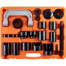 VEVOR 23tlg Traggelenk Kugelgelenk Abzieher Kugelgelenk Ausdrücker Satz, 520 x 430 x 90 mm Universal Kugelgelenk Auspresswerkzeug Set Kohlenstoffstahl Kfz Werkzeug Satz mit Kasten Kugelgelenkabzieher