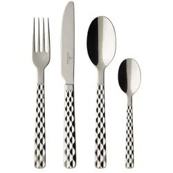 Villeroy & Boch Besteck-Set Boston Tafelbesteck 24tlg. 42x27x5cm (24-tlg), 6 Personen, Edelstahl, Edelstahl, 24 Stck, spülmaschinenfest silberfarben