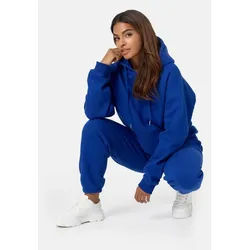 Worldclassca Jogginganzug Worldclassca Oversize Jogginganzug Hausanzug Trainingsanzug Freizeit blau M-L