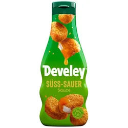 Develey Saucen, Develey Suesssauer Sauce fruchtig mild wuerzig servieren 250ml