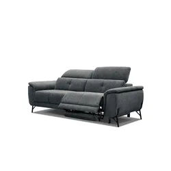 SOFA AVENA 3-Sitzer mit 1 Relaxfunktion, dunkelgrau