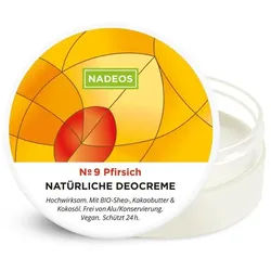 Nadeos Natürliche Deocreme Pfirsich 40 g