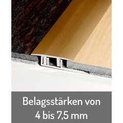 Corpet Küberit Design-Clip - Übergangsprofil - edelstahl - Länge 90 cm