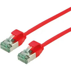 ROLINE 21453312 - Patchkabel Cat.6a (Class EA) U/FTP, Slim, rot, 0,5 m