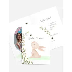 Osterkarten selbst gestalten mit Spruch und Fotos im Onlinedesigner bei Meine-Kartenmanufaktur.de