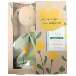 Klorane Baby Ringelblume Bio Geschenkset Hase/Parfümiertes Wasser Petit Brin Sanft Entspannend 50ml