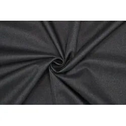 Stofferia Stoff Verdunkelungsstoff Black Out Boston Anthrazit, Meterware grau