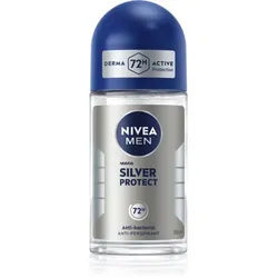 NIVEA MEN Silver Protect Antitranspirant Deoroller für Herren 50 ml