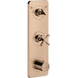 hansgrohe Fertigset Axor Citterio E UP-Thermostat 380x120mm, m Pl., pol. r gol