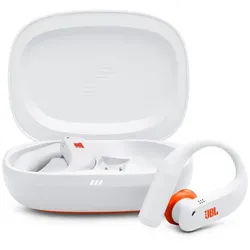 JBL Endurance PEAK 4 Sport-Kopfhörer (Active Noise Cancelling (ANC), Freisprechfunktion, Multi-Point-Verbindung, A2DP Bluetooth, True Wireless Sport Earbuds) weiß