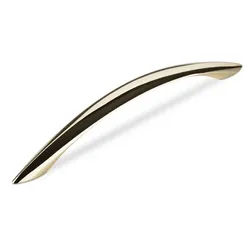 SO-TECH® Möbelgriff Bügelgriff HE08 BA 96 - 128 mm - incl. Schrauben, Lochabstand 128 mm Messingoptik - inkl. Schrauben Bohrlochabstand: 128 mm