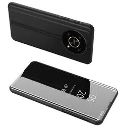 Clear View Case for Honor X9 / X9 5G / X30 / Magic4 Lite Flip Cover Black