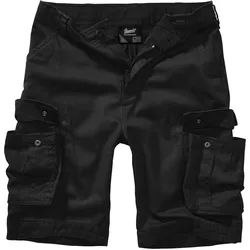 Stoffhose BRANDIT "Brandit Herren Kids Urban Legend Shorts", Mädchen, Gr. 134/140, Normalgrößen, schwarz, 65% Polyester, 35% Baumwolle, normal, Hosen Stoffhose