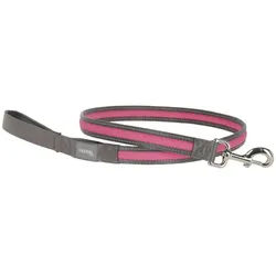 Beleuchtete Hunde- und Katzenleine, KERBL Light & Reflex, 120 cm x 25 mm, rosa