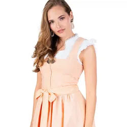 MarJo Dirndl Samt Dirndl 2tlg. - MÖNCHSROTH - peach 34