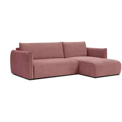 ECKSOFA TAUER 3-Sitzer links, altrosa
