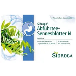 SIDROGA Abführtee-Sennesblätter N Filterbeutel 20X1.0 g