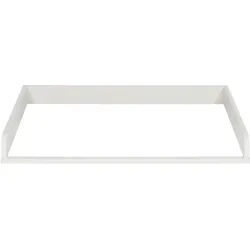 Jimmylee Wickelaufsatz , Weiß , Holz, Holzwerkstoff , Birke , 135x18x77 cm , Babymöbel & Kindermöbel, Babyzimmer, Babyzimmer-Serien