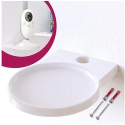 Mobilefox Babyphone Babyphone Wandhalterung Kamera Halter passend für Philips Avent SCD843