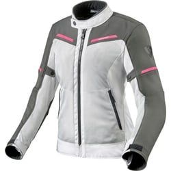 Revit Airwave 3 Damen Motorrad Textiljacke, grau-weiss, Größe 40