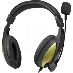 LOGILINK HS0011A - Headset, Klinke, Stereo, schwarz