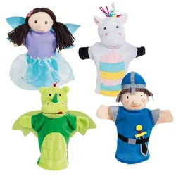 Roba Handpuppen 4-teilig , Multicolor , Textil , 15x6.5x28.5 cm , Spielzeug, Sonstiges Spielzeug