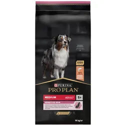 Purina Pro Plan Medium Adult Sensitive Skin Optiderma, Lachs und Reis 14 kg