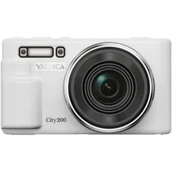 YASHICA City 200 Kompaktkamera (13 MP, 10x opt. Zoom, WLAN) weiß