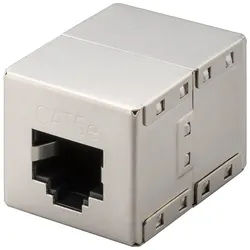 Goobay RJ45 Modularkupplung/Verbinder, CAT 5e - 2x RJ45-Buchse (8P8C)