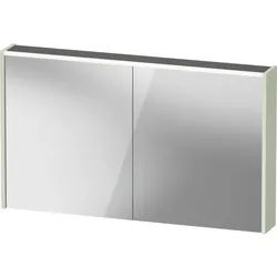 Duravit D-Code Spiegelschrank Verspiegelt DC71080HHHH0000 1200x700x148, Blassgrün Matt, Steckdose, LED Beleuchtung