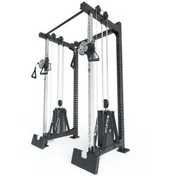 ATLETICA Power Rack R8-Nitro Cable Rack, Stand-alone, Double Stack, 2x90 kg