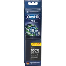 Oral-B Aufsteckbürsten schwarz Pro CrossAction 10er