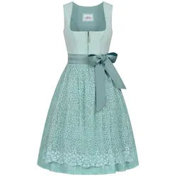 Nübler Trachtenkleid Midi Dirndl Gundi in Aqua von Nübler blau 36