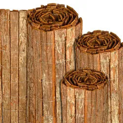 Sol Royal Sichtschutzzaun SolVision R63 160/300 cm Rinde , Naturfarben , Kunststoff , 300x160 cm , Sonnen- & Sichtschutz, Sichtschutz Garten, Balkon Sichtschutze