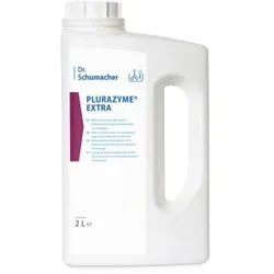 Dr. Schumacher Plurazyme extra Instrumentenaufbereitung, manuell, Multi-enzymatischer Reiniger zur Aufbereitung chirurgischer Instrumente, 2 Liter - Flasche
