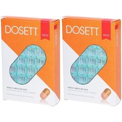 Dosett® Durchschnittliche Pillenbox Woche Französisch (7 x 4)