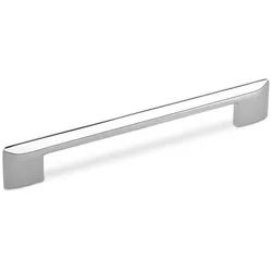SO-TECH® Möbelgriff Bügelgriff LAIF Chrom poliert BA 160 - 320 mm, Lochabstand 160/192 mm - inkl. Schrauben silberfarben Bohrlochabstand: 160/192 mm