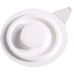 100 CD-Halter - CD-Clips, 35 mm weiß, Kunststoff