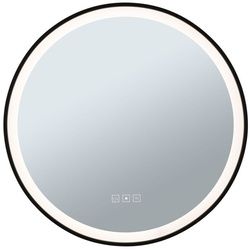 Paulmann - Mirra LED Illuminated Mirror IP44 Dim. Round Ø59 Black/Mirror Paulmann