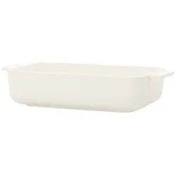 Villeroy & Boch Auflaufform Clever Cooking rechteckige Backform 24 x 14 cm, Porzellan, (1-St), Premium Porcelain, ofen-, mikrow.- & spülm.fest, Made in Germany weiß
