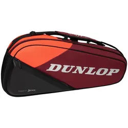 Dunlop Racketbag CX Club (Schlägertasche) 2024 rot/schwarz 3er - 1 Hauptfach