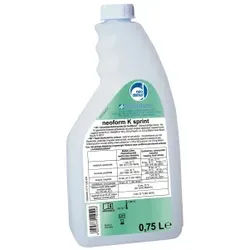 Dr. Weigert neoform® K sprint Flächendesinfektion, Schnelldesinfektionsmittel für Flächen und Geräte, 750 ml - Flasche