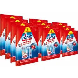 rorax Rohrreiniger Rohrfrei Power Granulat 115954 , 1 Karton = 12 Beutel à 60 g