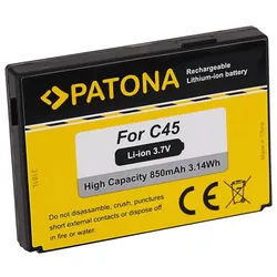 Akku kompatibel Siemens BenQ C45 A50 M50 MT50 - 3,7V 0,85Ah