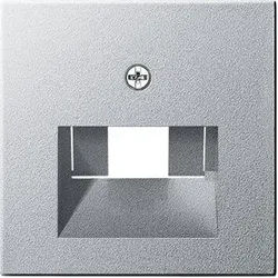 Gira 027026 Abdeckung UAE/IAE und Netzwerk, System 55, Farbe alu
