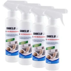 ShieldOn Anti-Bettwanzenspray 4x 250 ml - hochwirksamer Schutz gegen Bettwanzen