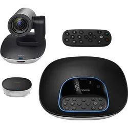 Logitech ConferenceCam GROUP, HD 1080p, schwarz 1920x1080, USB, Bluetooth, Fernbedienung