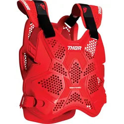 Thor Sentinel Pro Motocross Protektorenweste, rot, Größe M L für Männer